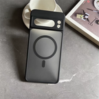 Google Pixel 6 / 6A / 6 Pro / 7 / 7A / 8 / 8A / 8 Pro / 9 / 9A / 9 Pro / 9 Pro XL Case | Matte Translucent Magnetic Wireless Charging Shockproof Half-Wrapped Cover