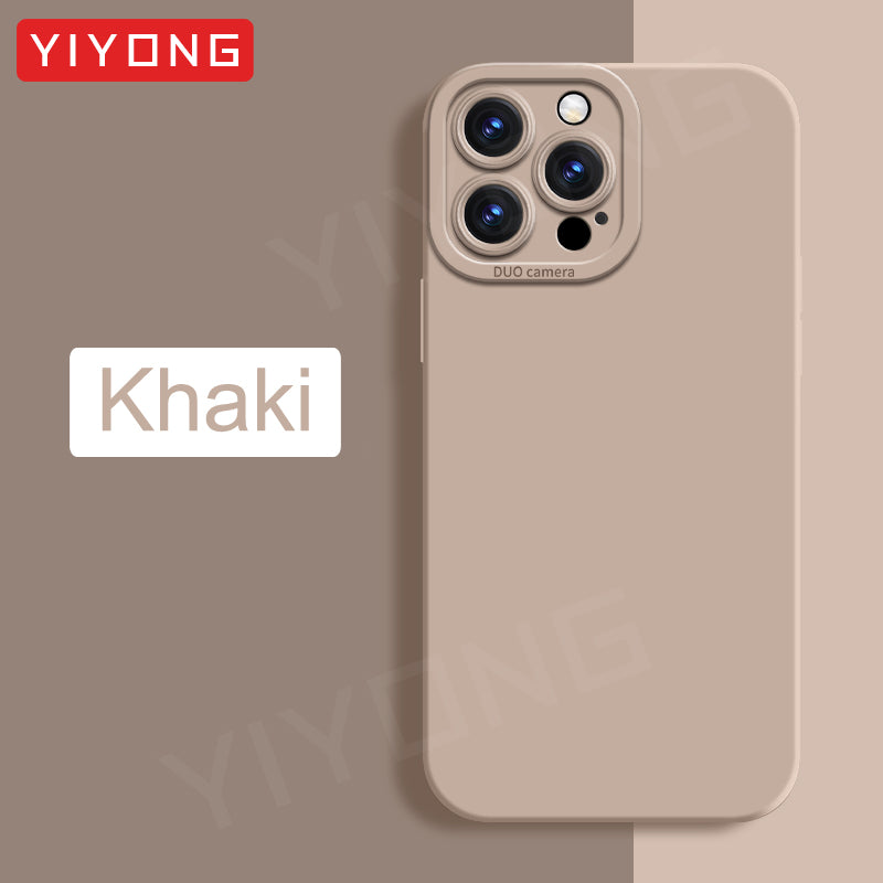 ZROTEVE Original Liquid Silicone Soft Case for iPhone 12–17 Series | Square Matte Anti-Fingerprint Full Coverage Phone Cover