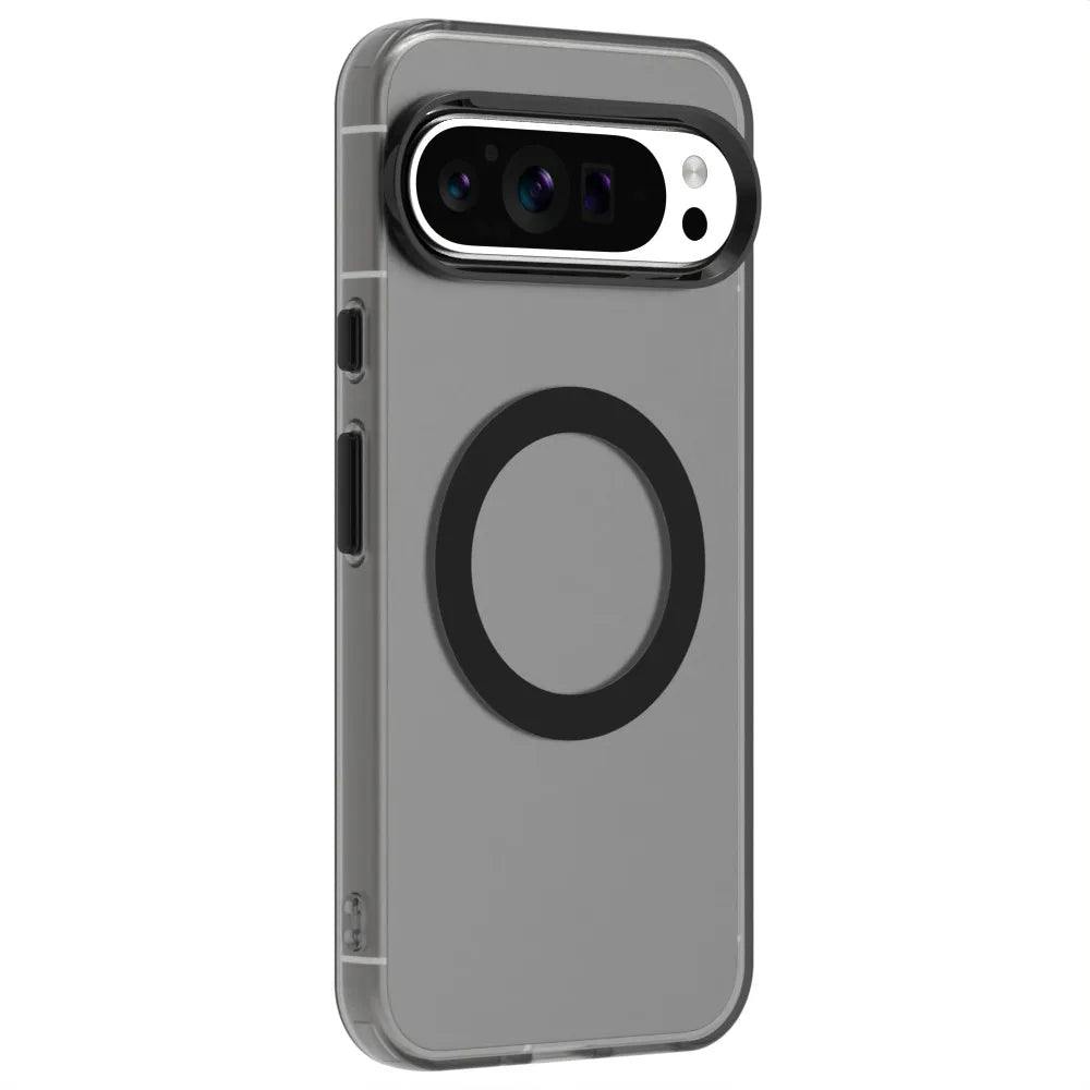 Google Pixel 8 / 8A / 8 Pro / 9 / 9A / 9 Pro XL Case | Matte Clear Magnetic MagSafe Shockproof Frosted Armor Cover