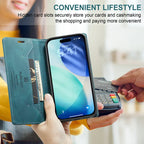 Retro PU Leather Wallet Phone Case | Magnetic Flip, Card & Cash Slot, Shockproof for iPhone