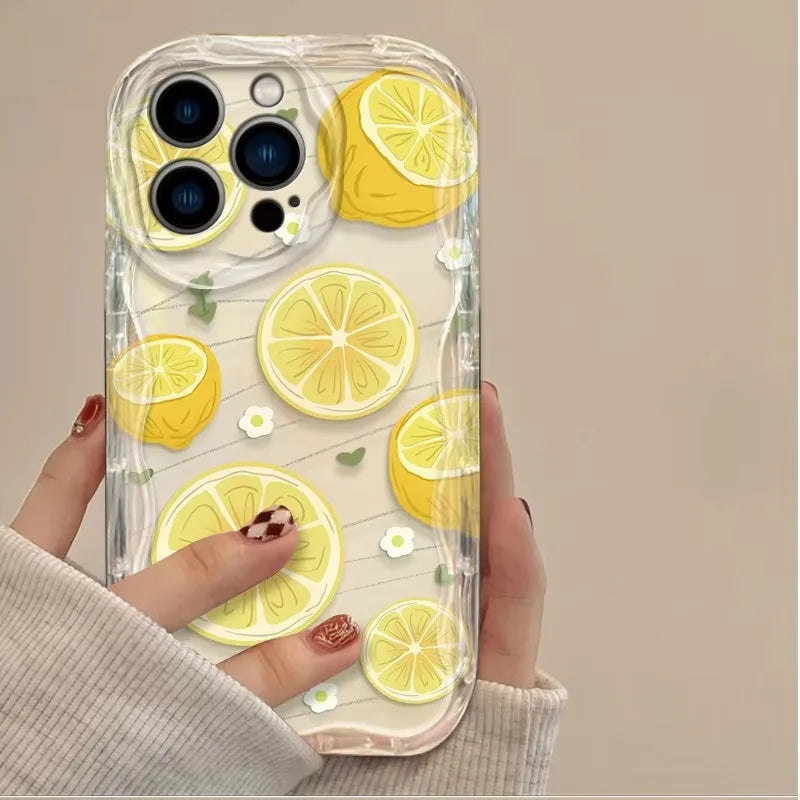 Pictorial Half-Wrapped Shockproof Phone Case | Anti-Fingerprint & Dustproof for iPhone