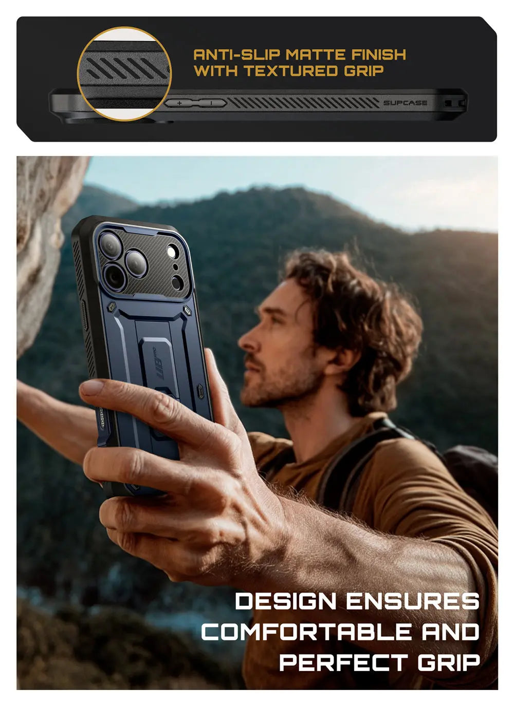Rugged SUPCASE Full-Coverage iPhone 17 Pro Case | Shockproof with Holster & Kickstand