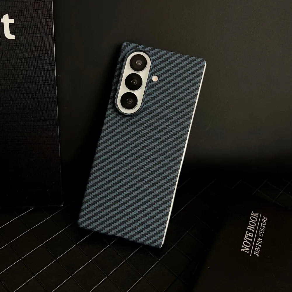 Samsung Galaxy Z Fold 7 Case | Hard Carbon Fiber Magnetic Full-Coverage Protective Back Cover