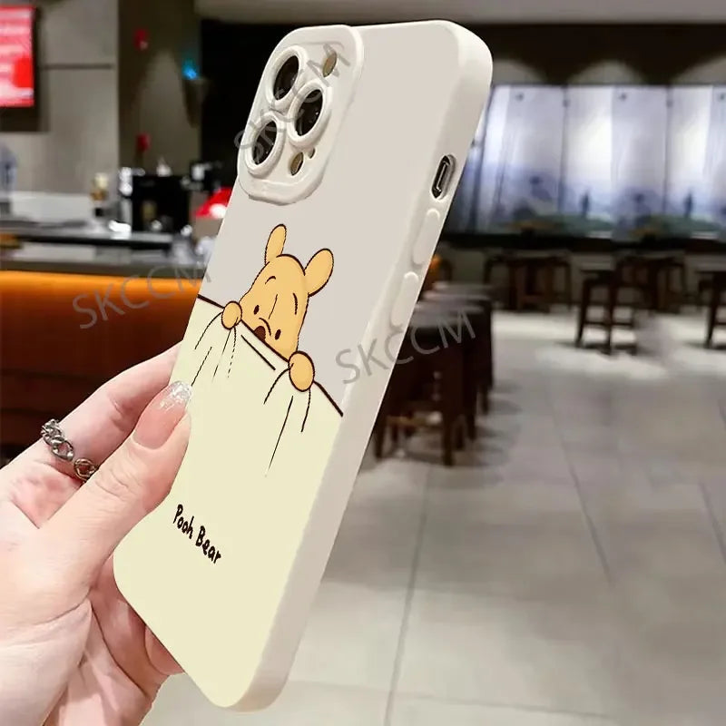 Full-Coverage Smiling Face & Cartoon iPhone Case | Waterproof & Anti-Scratch