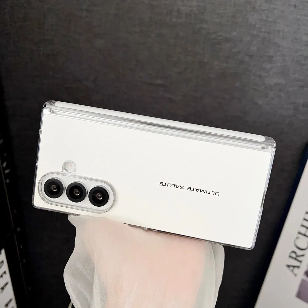 Samsung Galaxy Z Fold 7 Case | Hard PU Hinge Magnetic Full-Coverage Protective Back Cover