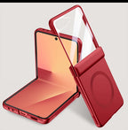 Samsung Galaxy Z Flip 7 Case | Hard Skin Magnetic Full-Coverage Protective Case