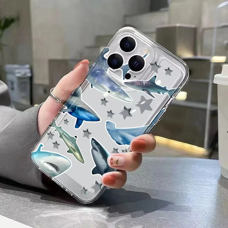 Cartoon Animal Half-Wrapped Phone Case | Shockproof, Anti-Fingerprint & Non-Slip