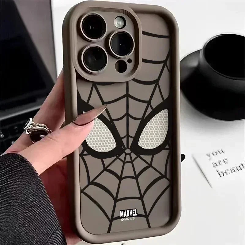Full-Coverage Cartoon Plastic Phone Case | Shockproof & Anti-Fingerprint for iPhone