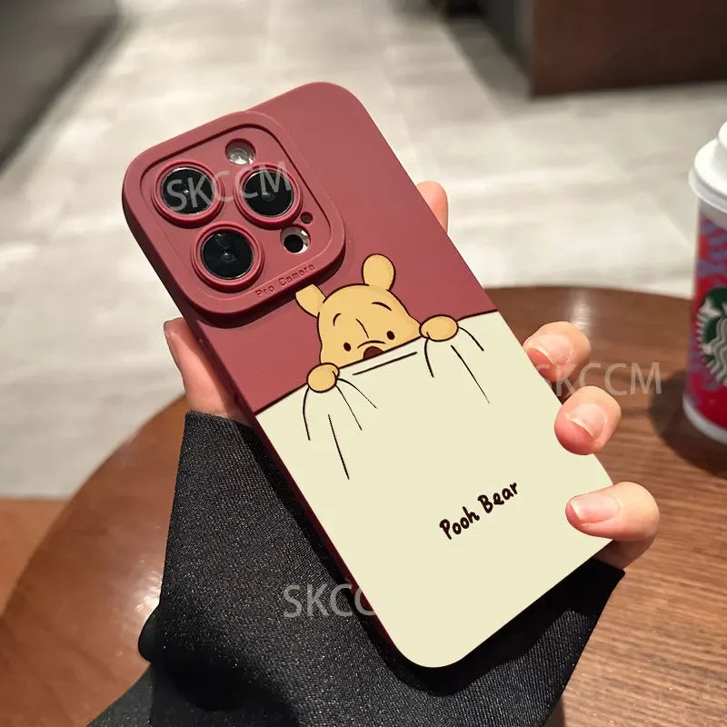 Full-Coverage Smiling Face & Cartoon iPhone Case | Waterproof & Anti-Scratch