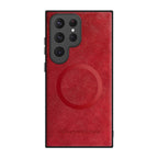 Luxury Leather & Silicone Full-Coverage Case for Samsung Galaxy S23-S24 Series | Shockproof & Waterproof