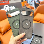 Pixel 9 / 9 Pro / 9 Pro XL / 9A / 10 / 10 Pro / 10 Pro XL Case | Luxury Magnetic PU Leather Half-Wrapped Case