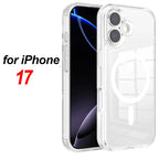 BAPPSUS Magnetic Transparent Phone Case for iPhone 17 Pro / Pro Max / Air | MagSafe Compatible Clear Acrylic Cover