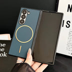 Samsung Galaxy Z Fold 7 Case | Luxury PU Matte Full-Coverage Magnetic Wireless Charging Protective Cover