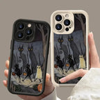 Full-Coverage Cartoon, Animal & Anime Phone Case | Anti-Fingerprint & Shockproof for iPhone
