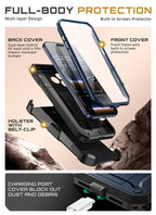 Rugged SUPCASE Full-Coverage iPhone 17 Pro Case | Shockproof with Holster & Kickstand