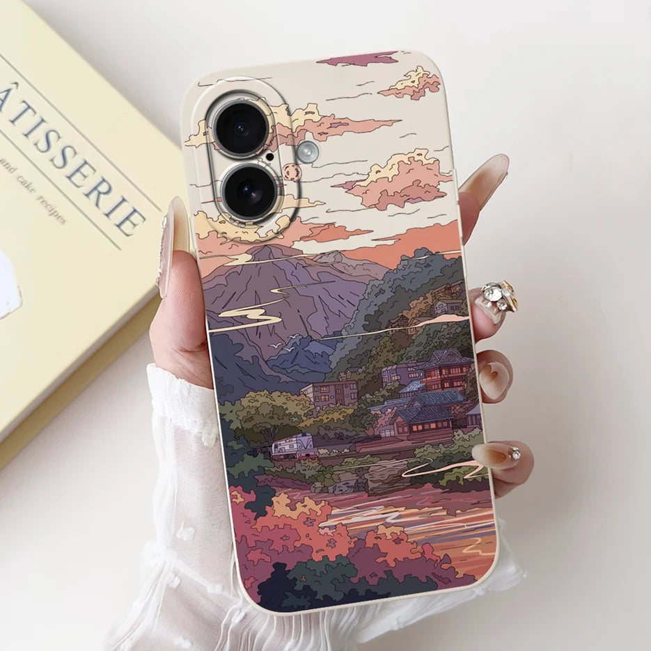 Fashion Cartoon Soft Silicone Phone Case | Shockproof & Anti-Fingerprint for iPhone 17 Series