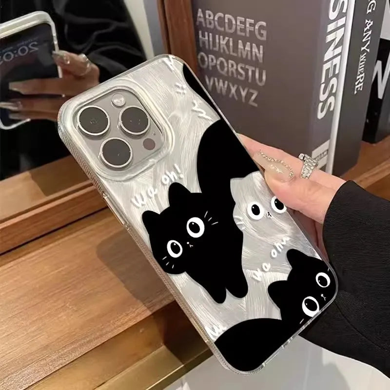 Pictorial Matte Half-Wrapped iPhone Case | Shockproof, Anti-Scratch & Non-Slip