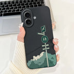 iPhone 17 Series Cartoon Soft Silicone Case | Shockproof, Anti-Fingerprint & Dustproof