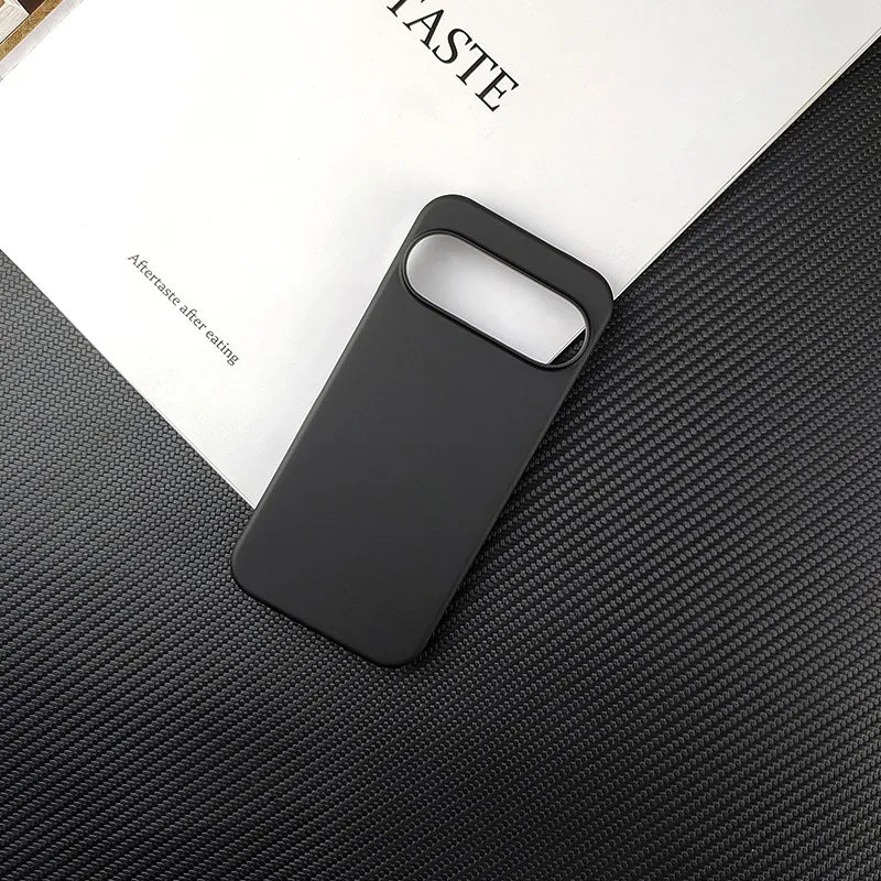 Google Pixel 7 / 7A / 8 / 8A / 8 Pro / 9 / 9 XL / 9 Pro XL Case | Slim Matte Solid Color Shockproof PC Half-Wrapped Cover