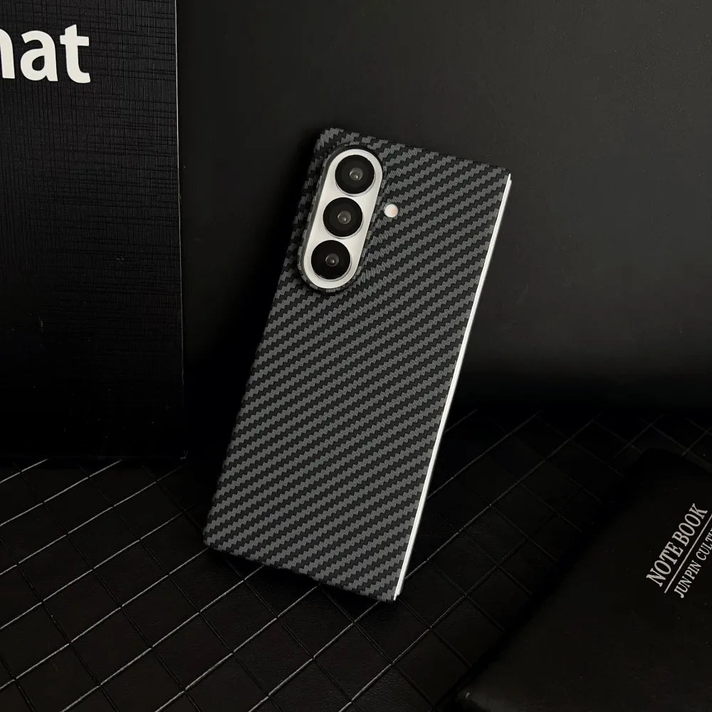 Samsung Galaxy Z Fold 7 Case | Hard Carbon Fiber Magnetic Full-Coverage Protective Back Cover