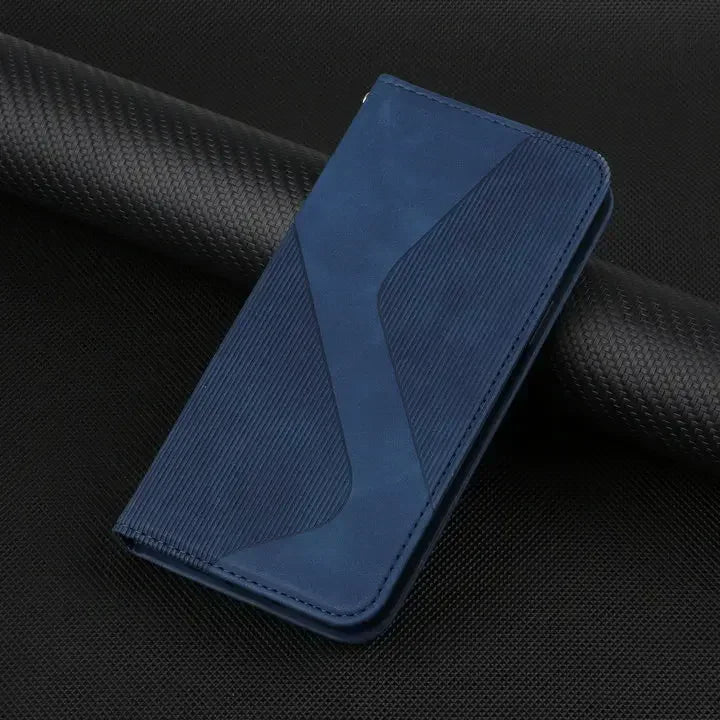 Luxury Magnetic Flip Wallet Phone Case | Shockproof, Anti-Fingerprint & Card Slot for iPhone