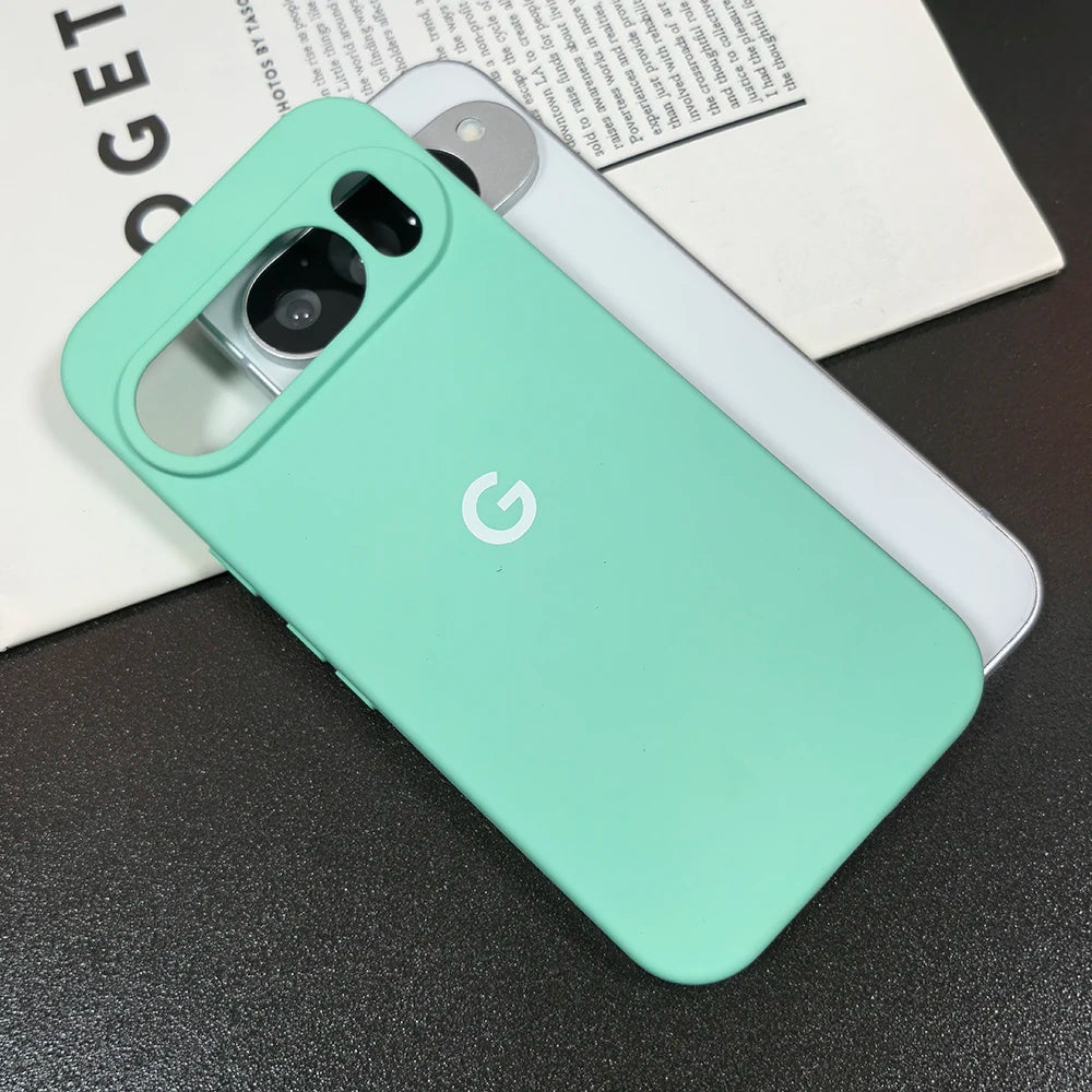 Google Pixel Case | Liquid Silicone Anti-Fall Half-Wrapped Protective Cover