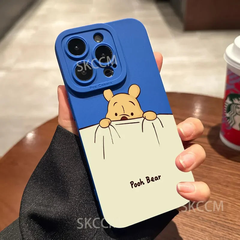 Full-Coverage Smiling Face & Cartoon iPhone Case | Waterproof & Anti-Scratch