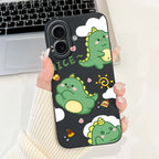 iPhone 17 Series Cartoon Silicone Case | Shockproof, Anti-Fingerprint & Lightweight Pouch Cover