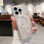 SKCCM Floral & Pictorial iPhone Case | Shockproof Half-Wrapped Soft PC+TPU Cover