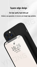 ZROTEVE Original Liquid Silicone Soft Case for iPhone 12–17 Series | Square Matte Anti-Fingerprint Full Coverage Phone Cover