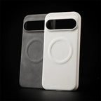 Google Pixel 7 / 7A / 8 / 8A / 8 Pro / 9 / 9 Pro XL / 10 Case | Luxury Sheepskin Leather Magnetic Full Coverage Shockproof Hard Matte Cover