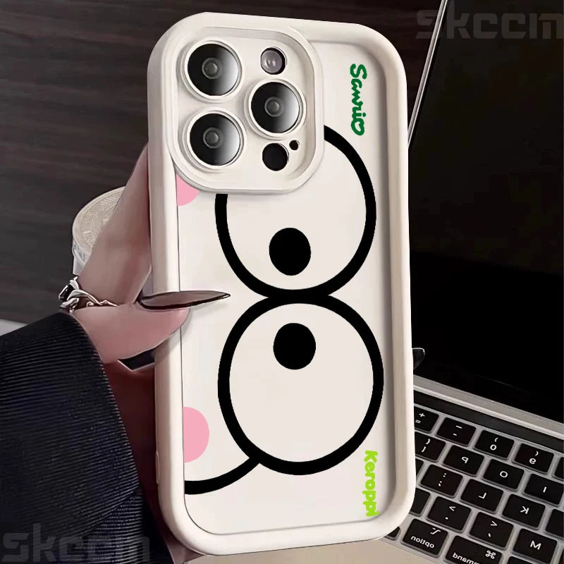 Cartoon & Pictorial Half-Wrapped TPU Phone Case | Anti-Fingerprint & Scratch-Resistant for iPhone