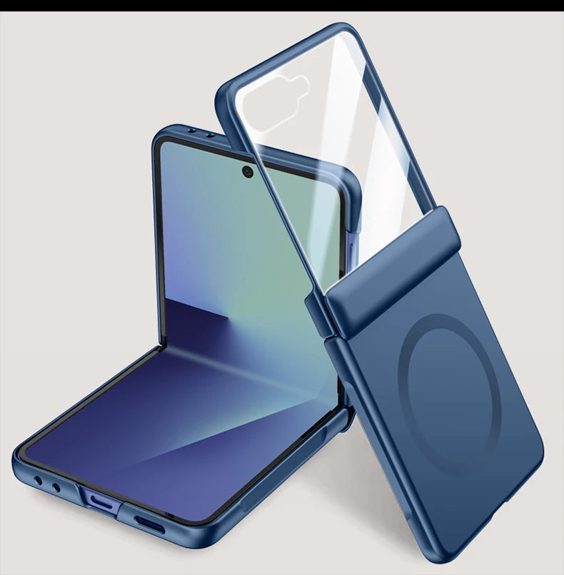 Samsung Galaxy Z Flip 7 Case | Hard Skin Magnetic Full-Coverage Protective Case