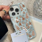 Christmas & Cartoon Pattern iPhone Case | Shockproof Half-Wrapped Soft Case