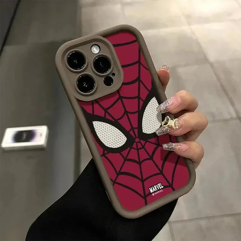 Full-Coverage Cartoon Plastic Phone Case | Shockproof & Anti-Fingerprint for iPhone