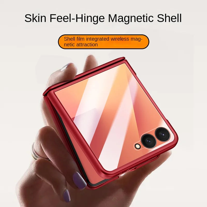 Samsung Galaxy Z Flip 7 Case | Hard Skin Magnetic Full-Coverage Protective Case