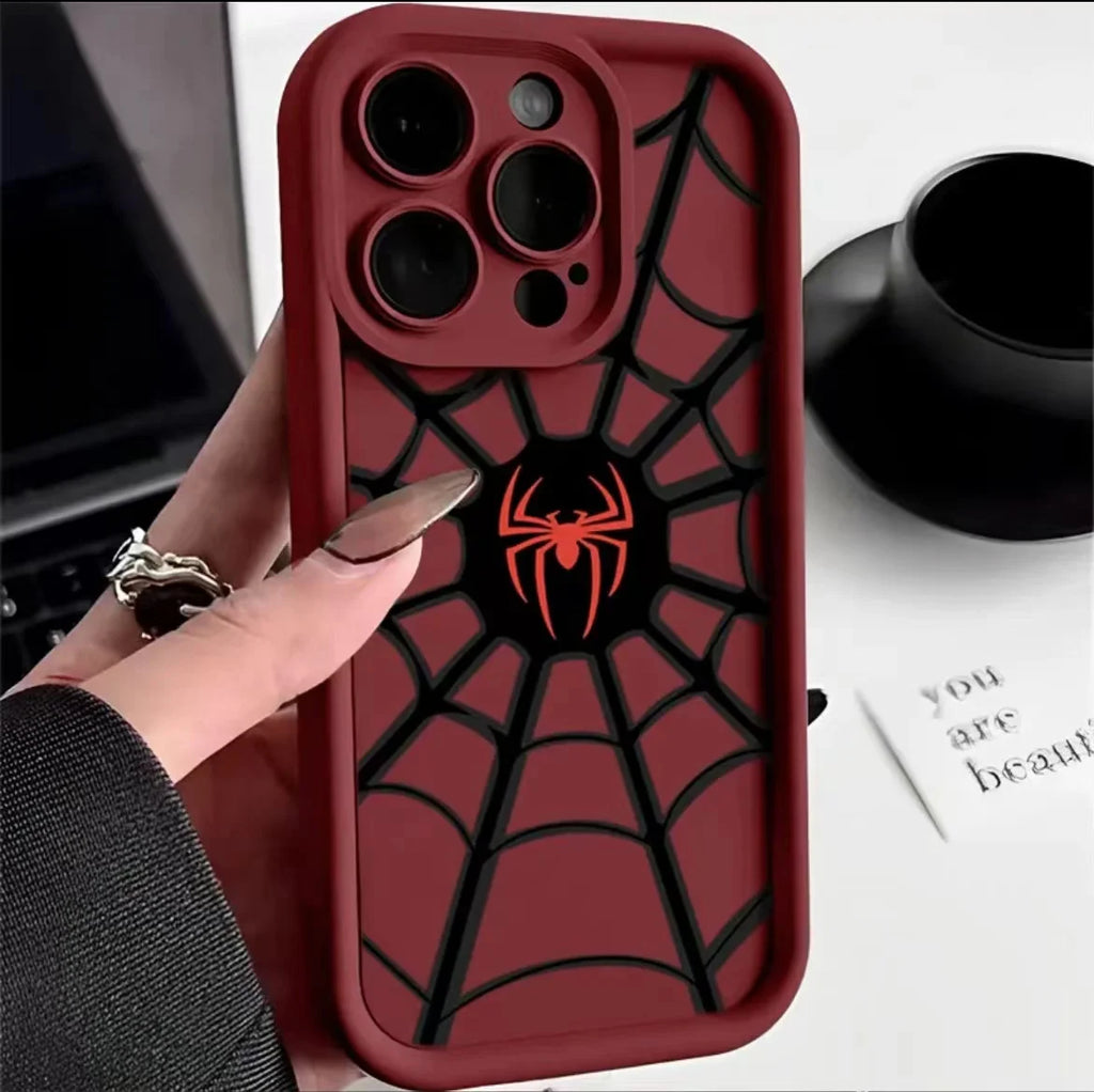 Full-Coverage Cartoon Silicone Phone Case for iPhone