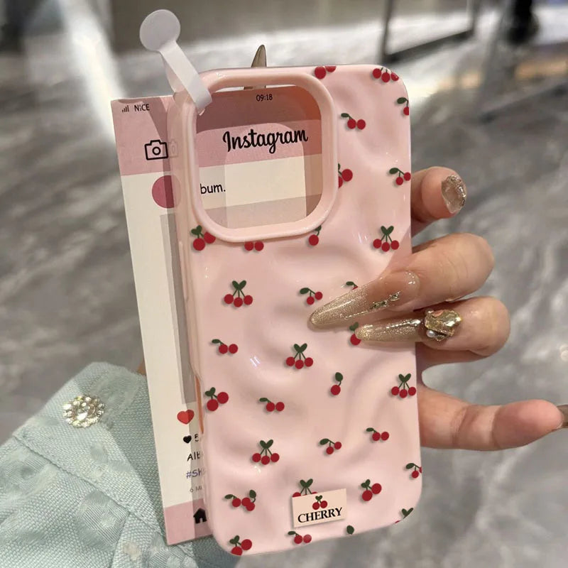 Half-Wrapped Pattern & Cartoon Phone Case | Shockproof & Anti-Fingerprint for iPhone