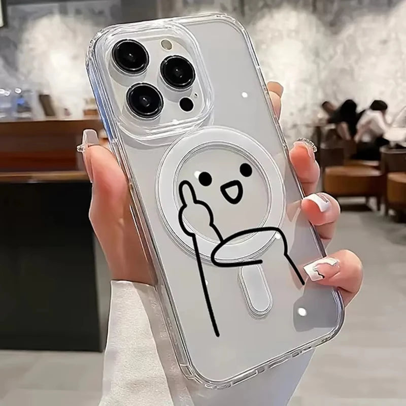 Half-Wrapped Pictorial iPhone Case | Shockproof & Anti-Fingerprint Protection