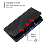 Luxury Magnetic Flip Wallet Phone Case | Shockproof, Anti-Fingerprint & Card Slot for iPhone