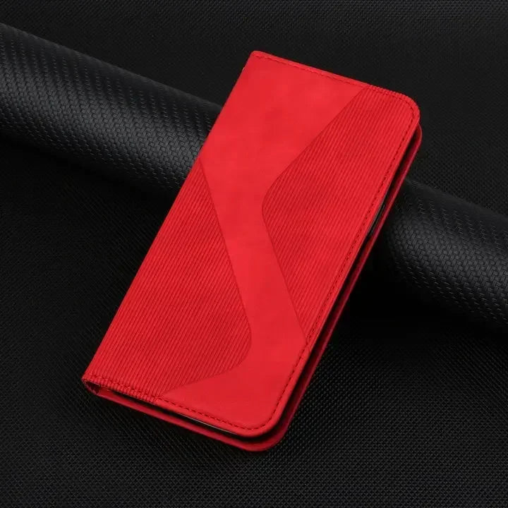 Luxury Magnetic Flip Wallet Phone Case | Shockproof, Anti-Fingerprint & Card Slot for iPhone