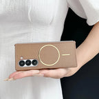 Samsung Galaxy Z Fold 7 Case | Luxury PU Matte Full-Coverage Magnetic Wireless Charging Protective Cover