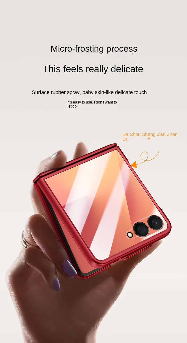 Samsung Galaxy Z Flip 7 Case | Hard Skin Magnetic Full-Coverage Protective Case