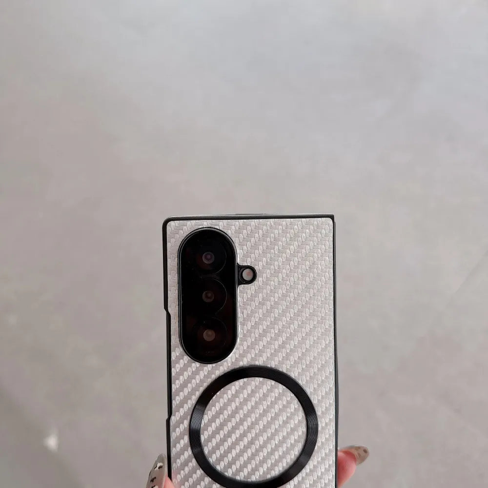 Samsung Galaxy Z Fold 7 Case | Luxury Plating Hard PU Full-Coverage Protective Back Cover