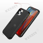 Heavy-Duty Dual-Layer iPhone Case with Card Slot | Shockproof, Scratch-Resistant Half-Wrapped Cover