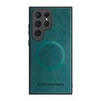 Luxury Leather & Silicone Full-Coverage Case for Samsung Galaxy S23-S24 Series | Shockproof & Waterproof