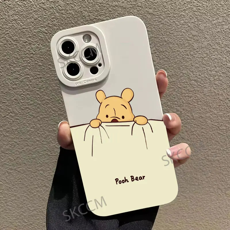 Full-Coverage Smiling Face & Cartoon iPhone Case | Waterproof & Anti-Scratch