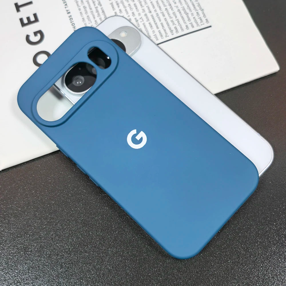 Google Pixel Case | Liquid Silicone Anti-Fall Half-Wrapped Protective Cover