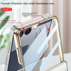 Samsung Galaxy Z Flip 7 Case | Luxury PU Leather Full-Coverage Flip Case with Stand