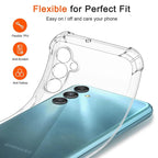 Shockproof Clear Silicone Bumper Case for Samsung S21-S25 Series | Ultra-Thin & Lightweight